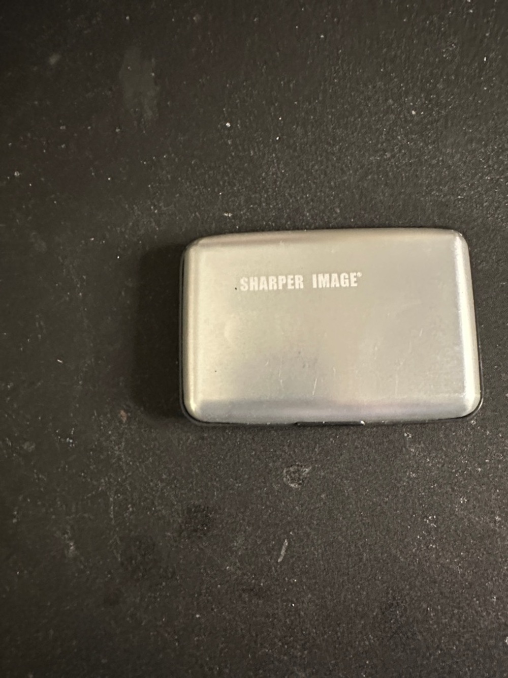 Sharper Image Silver Metal Credit Card Case